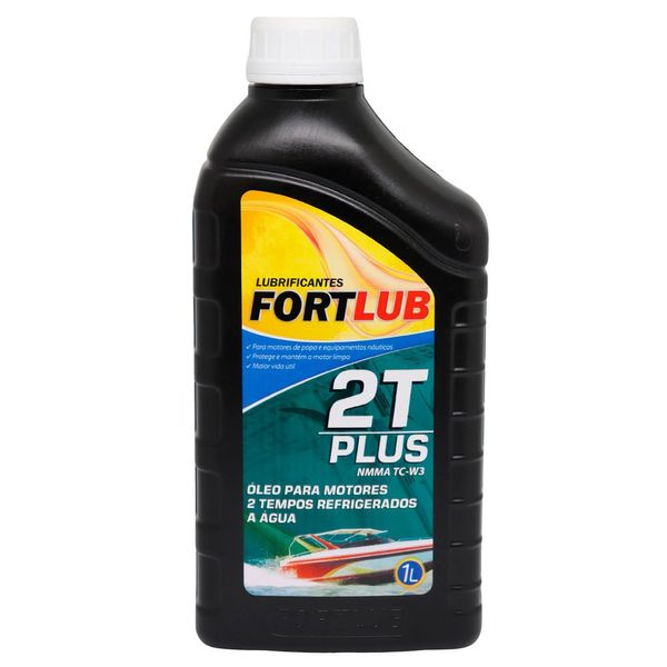 Óleo Lubrificante Fortlub 2T Plus SAE NA API NMMA TC-W3 1 Litro (MP)