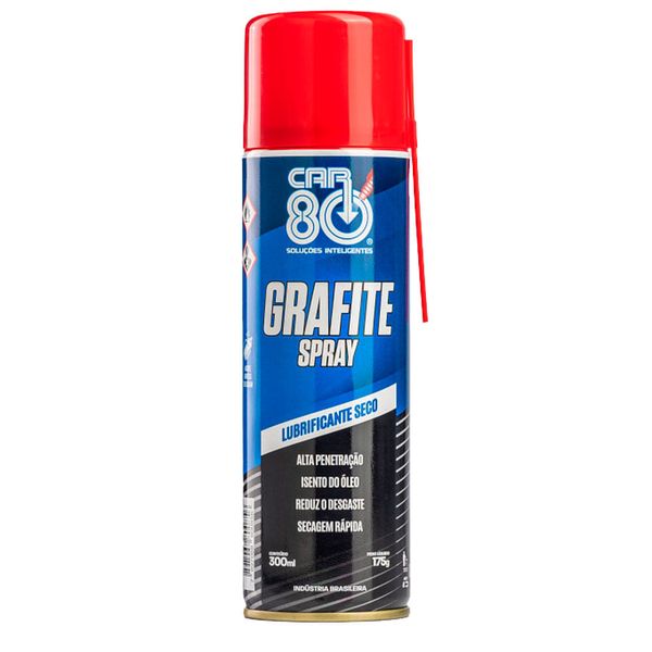 Grafite Spray Lubrificante A Seco Uso Geral CAR80 300ml (MP)