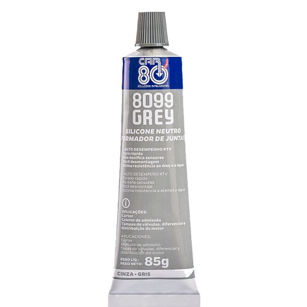 Cola Silicone Vedante Junta Motor CAR80 Black 8099 Grey 85G (MP)