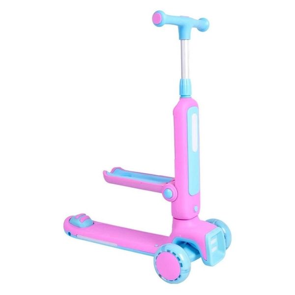 Patinete Infantil 2 Em 1 DM Toys Rosa DMR6936RS (MP)