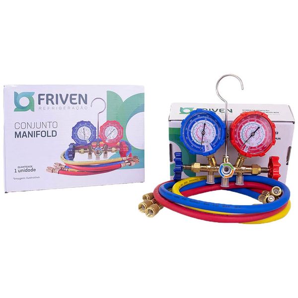 Conjunto Manifold Mang S/Adp 90CM Friven (R22-407-410) CT536G-C1 (MP)