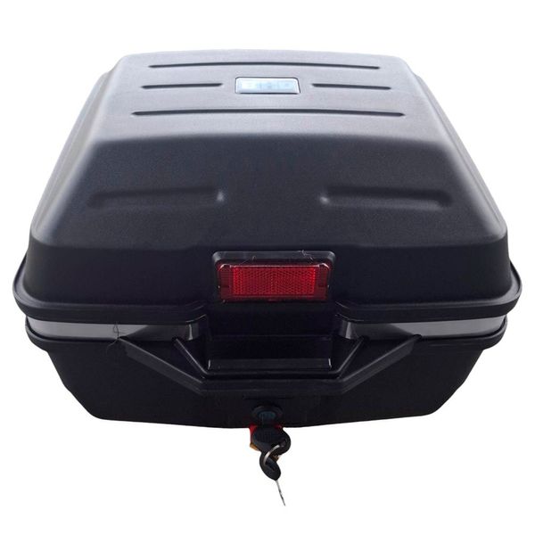 Baú Moto Bauleto BHD 24 Litros Bagageiro Universal Preto (MP)