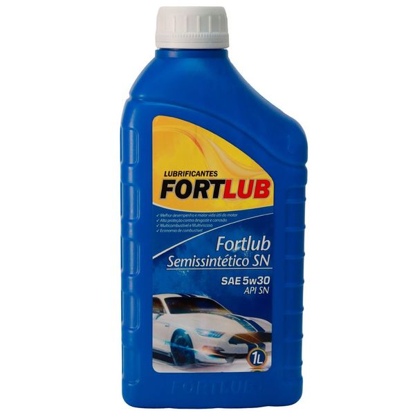 Óleo Lubrificante Fortlub 5W30 SN Semissintético 1 Litro (MP)