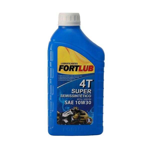 Óleo Lubrificante Fortlub 4T SL SP 10W30 Semissintético 1 Litro (MP)