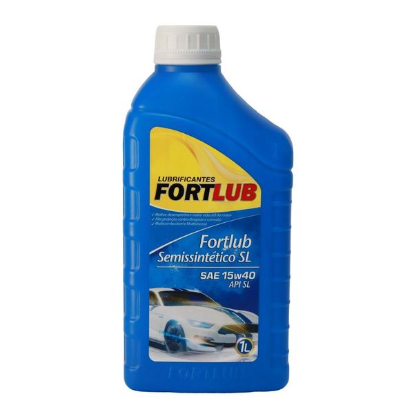 Óleo Lubrificante Fortlub 15W40 SL Semissintético 1 Litro (MP)