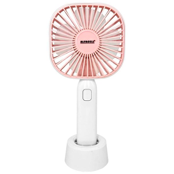 Mini Ventilador De Mesa Alfacell Potência 4,5W Rosa AL12027 (MP)
