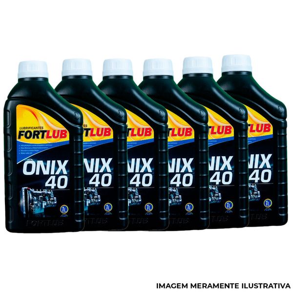 Óleo Lubrificante Fortlub Ônix 40 Caixa 24 Unidades 1 Litro (MP)