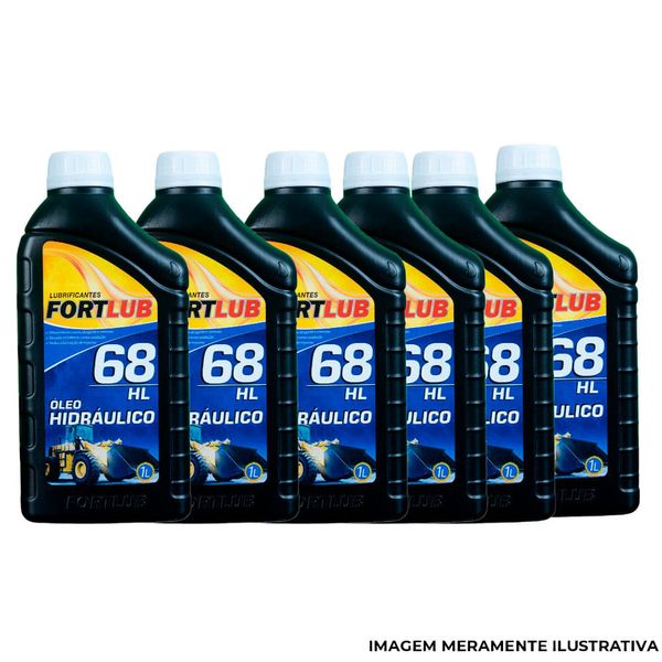 Óleo Lubrificante Fortlub HL ISO VG 68 Caixa 24 Unidades 1 Litro (MP)