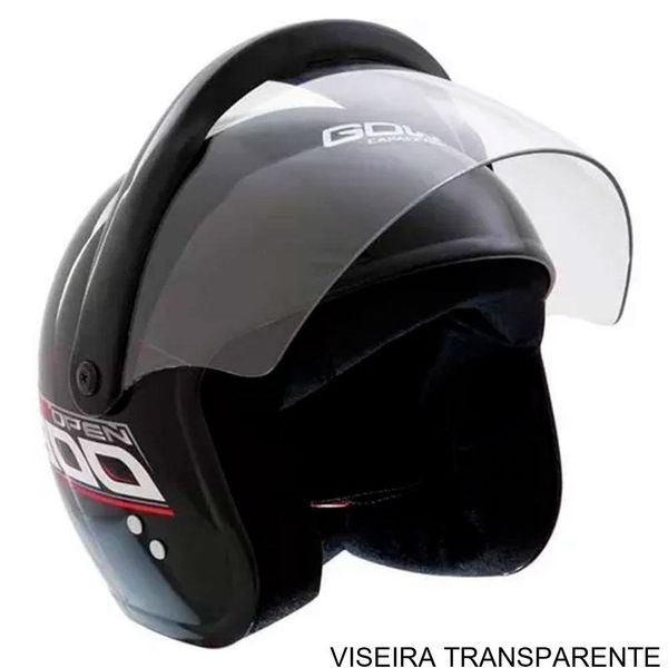 Capacete Gow Interlagos Open 300 Preto 56 238453 (MP)