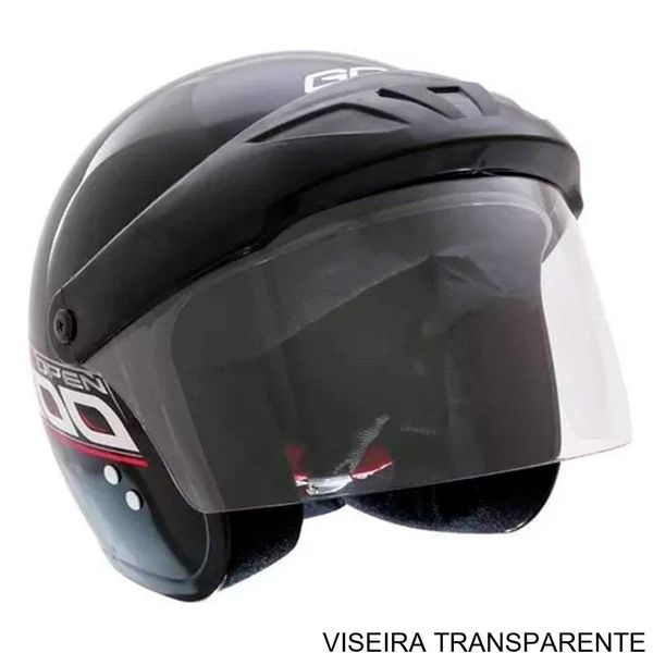 Capacete Gow Interlagos Open 300 Preto 60 238455 (MP)