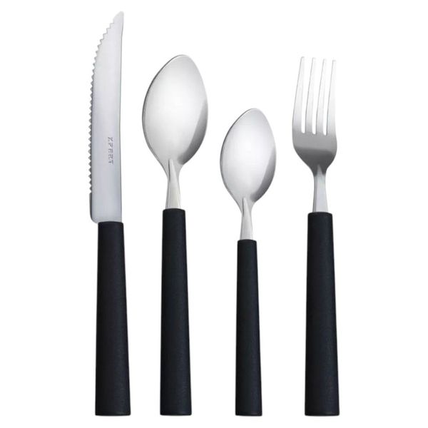 Conjunto De Talheres Xpert 25 Peças Preto Xl24047 (MP)