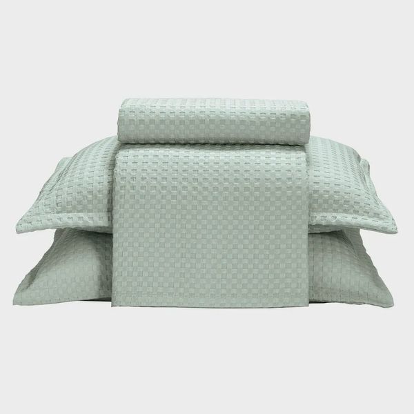 Kit 3 Peças Colcha Dohler Queen Provença Verde