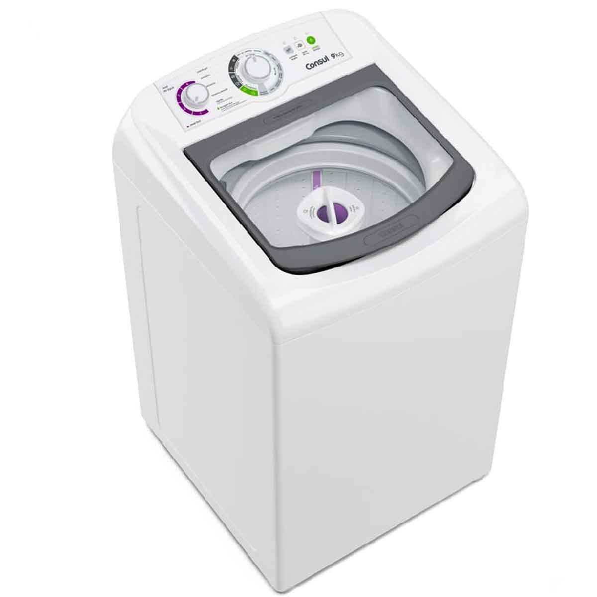 Máquina De Lavar Consul 9kg Lavagem Econômica Branca CWB09BB
