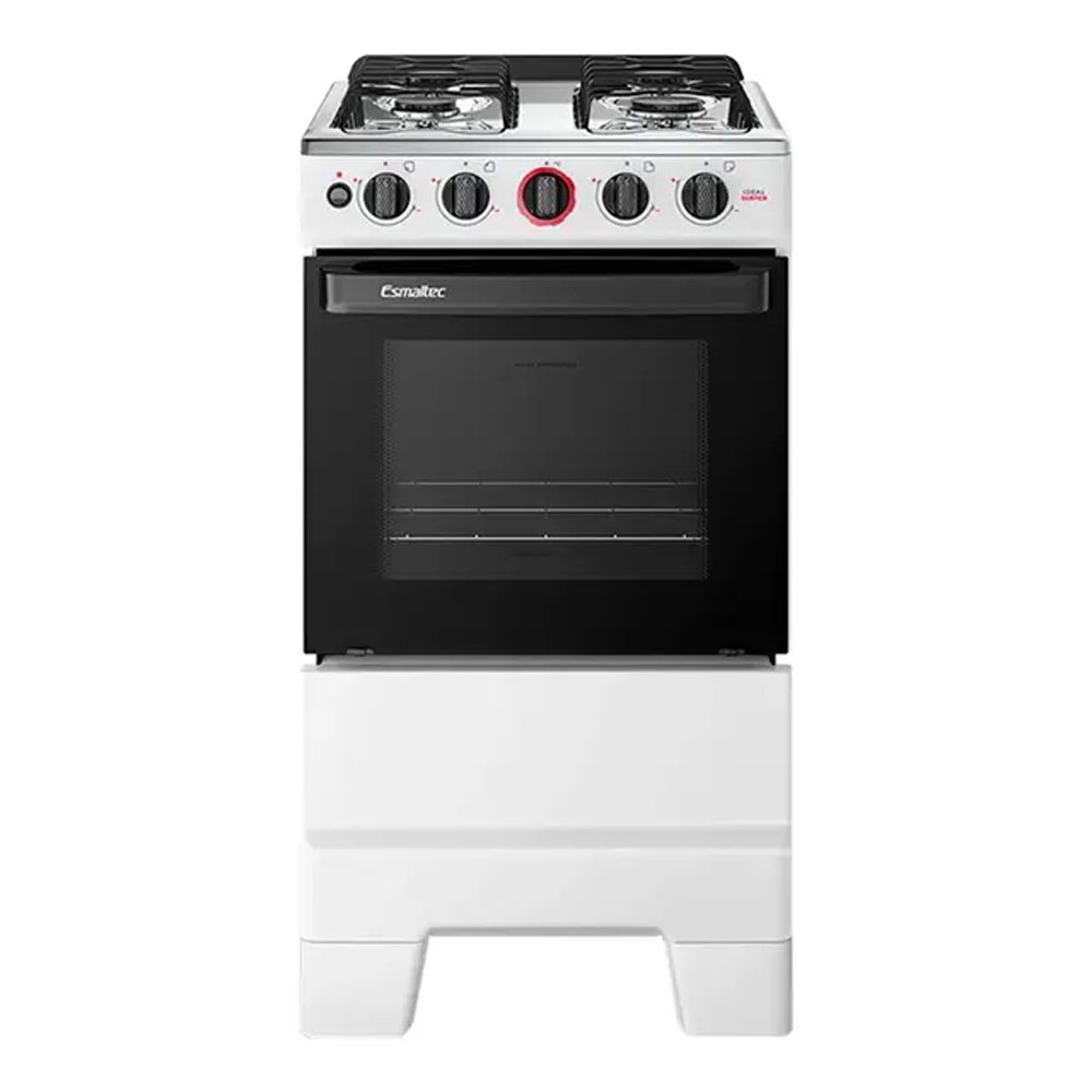 Fogão 4 Bocas Esmaltec Ideal Branco F4IAB 42121