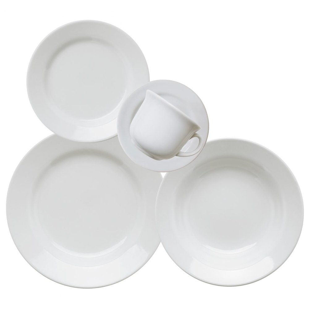 Jogo de Jantar 20 Peças Oxford Donna Branco 142002