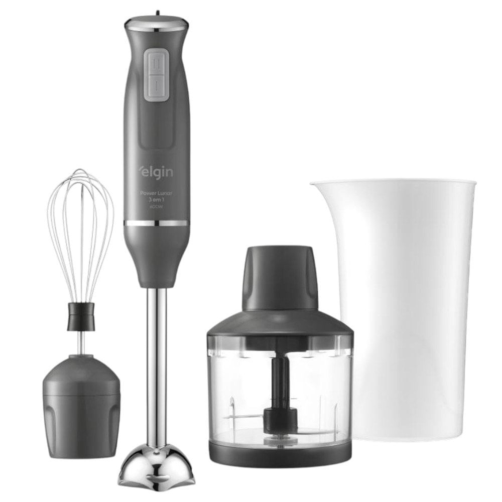 Mixer Elgin 3 Em 1 Power Inox Lunar 127V Grafite