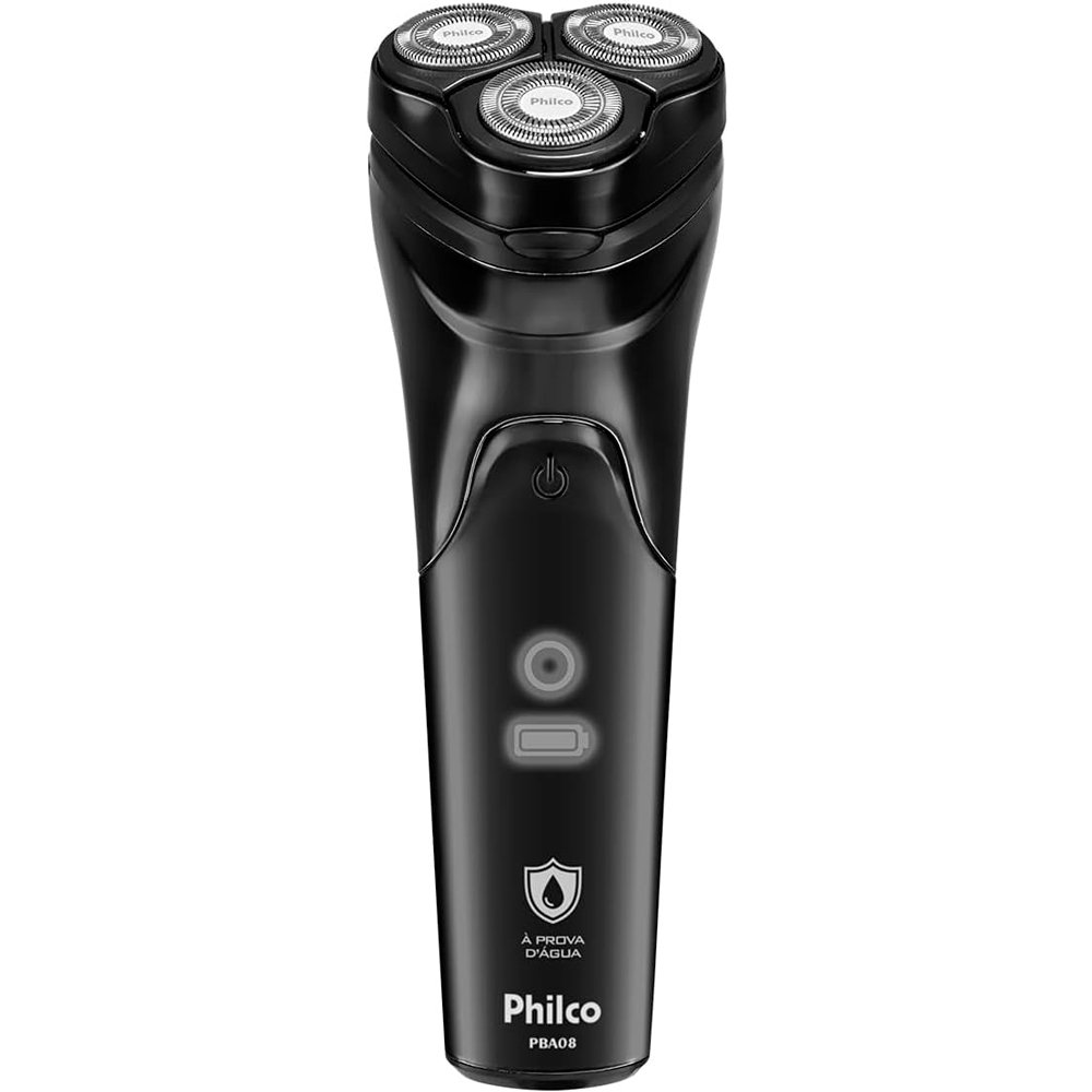 Barbeador Philco À Prova D'Água 8W Preto PBA08