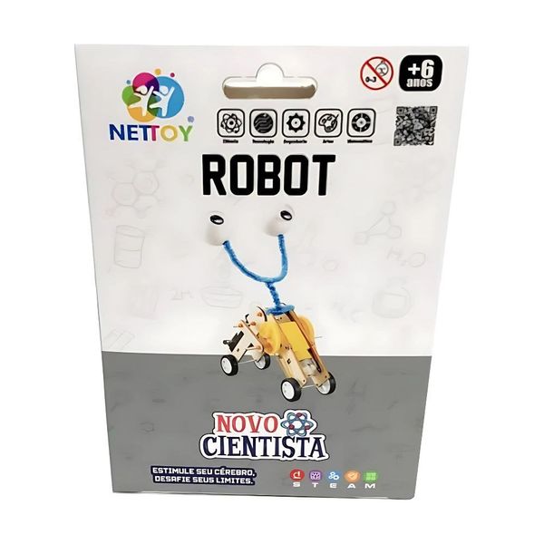 Brinquedo Nettoy Novo Cientista Robot 40100 (MP)