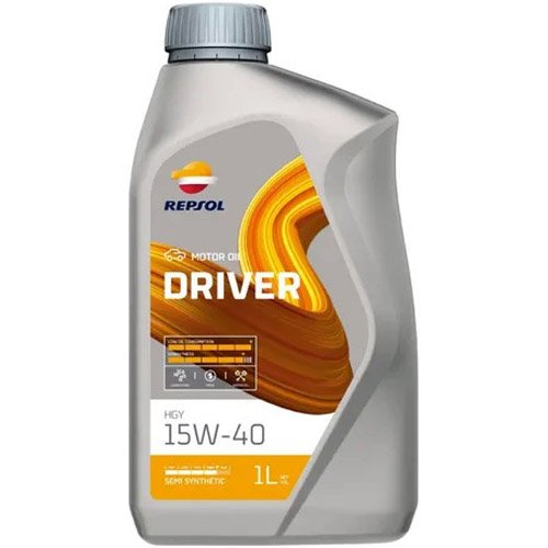 Óleo De Motor Repsol Para Carro Driver HGY 15W40 Semi-Sintético 1L (MP)