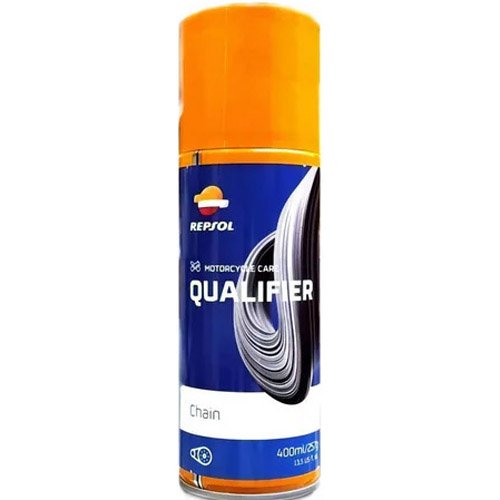 Óleo Lubrificante De Corrente Repsol Para Moto Spray Qualifier Chain Dry 400ml (MP)