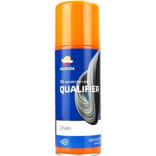 Óleo Lubrificante De Corrente Repsol Para Moto Spray Qualifier Chain 400ml (MP)
