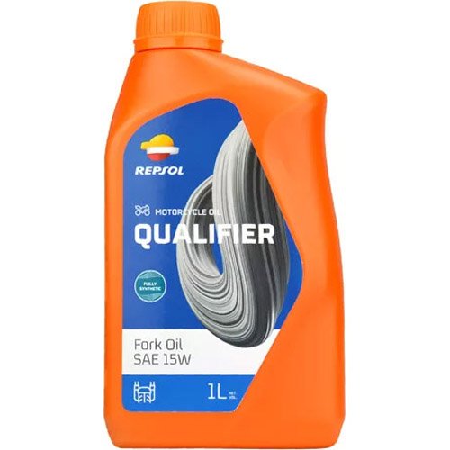 Óleo De Suspensão Repsol Para Moto 15W Qualifier Sintético 1L (MP)
