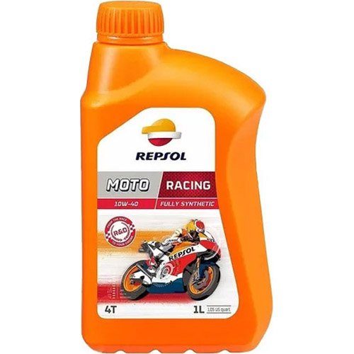 Óleo De Motor Repsol Para Moto 10W-40 Racing 4T Sintético 1L (MP)