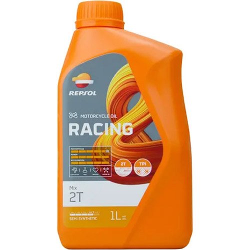 Óleo De Motor Repsol Para Moto Racing 2T Semi-Sintético 1L (MP)