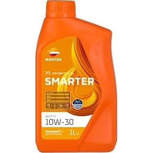 Óleo De Motor Repsol Para Moto 4T 10W-30 Smarter Sport Semi-Sintético 1L (MP)