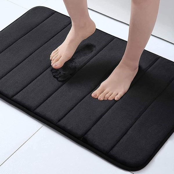Tapete de Banheiro BUGANDA 61x40cm Preto BI