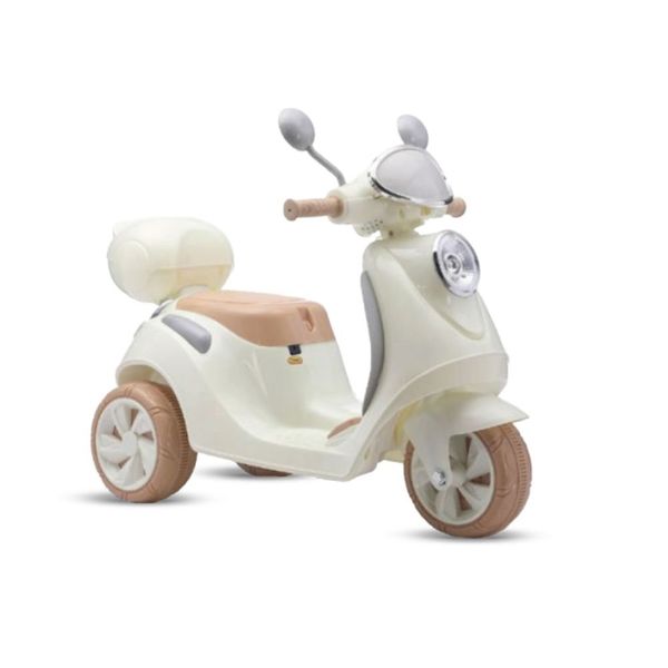 Scooter Elétrico Infantil Bang Toys Bella 6V Bege 2927 (MP)