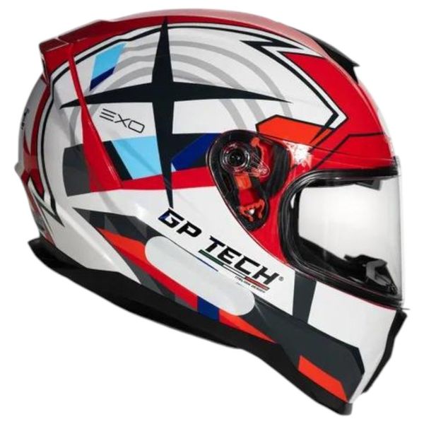 Capacete GP Tech Ultra SV Exo Vermelho E Cinza 61 (MP)