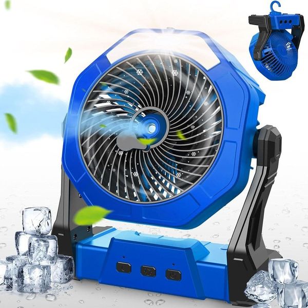 Ventilador Portátil Ausic 1000mAh 250ml Azul A-BI