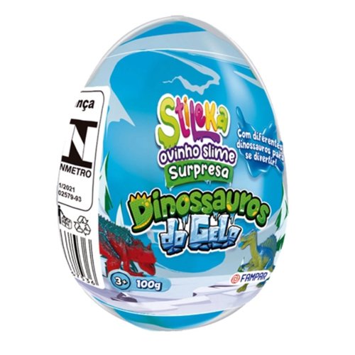Ovo de Páscoa Surpresa Stileka Fampar Dinos do Gelo