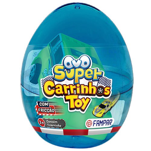 Brinquedo Ovo Surpresa Fampar Carrinhos Toy Sortido