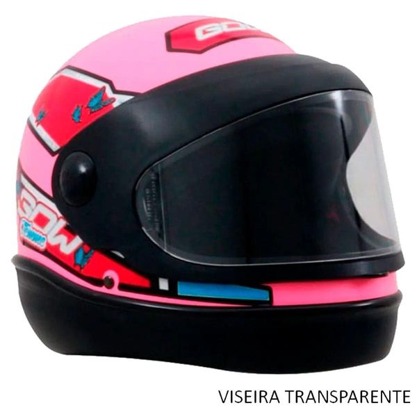 Capacete GOW Interlagos Rosa 60 (MP)