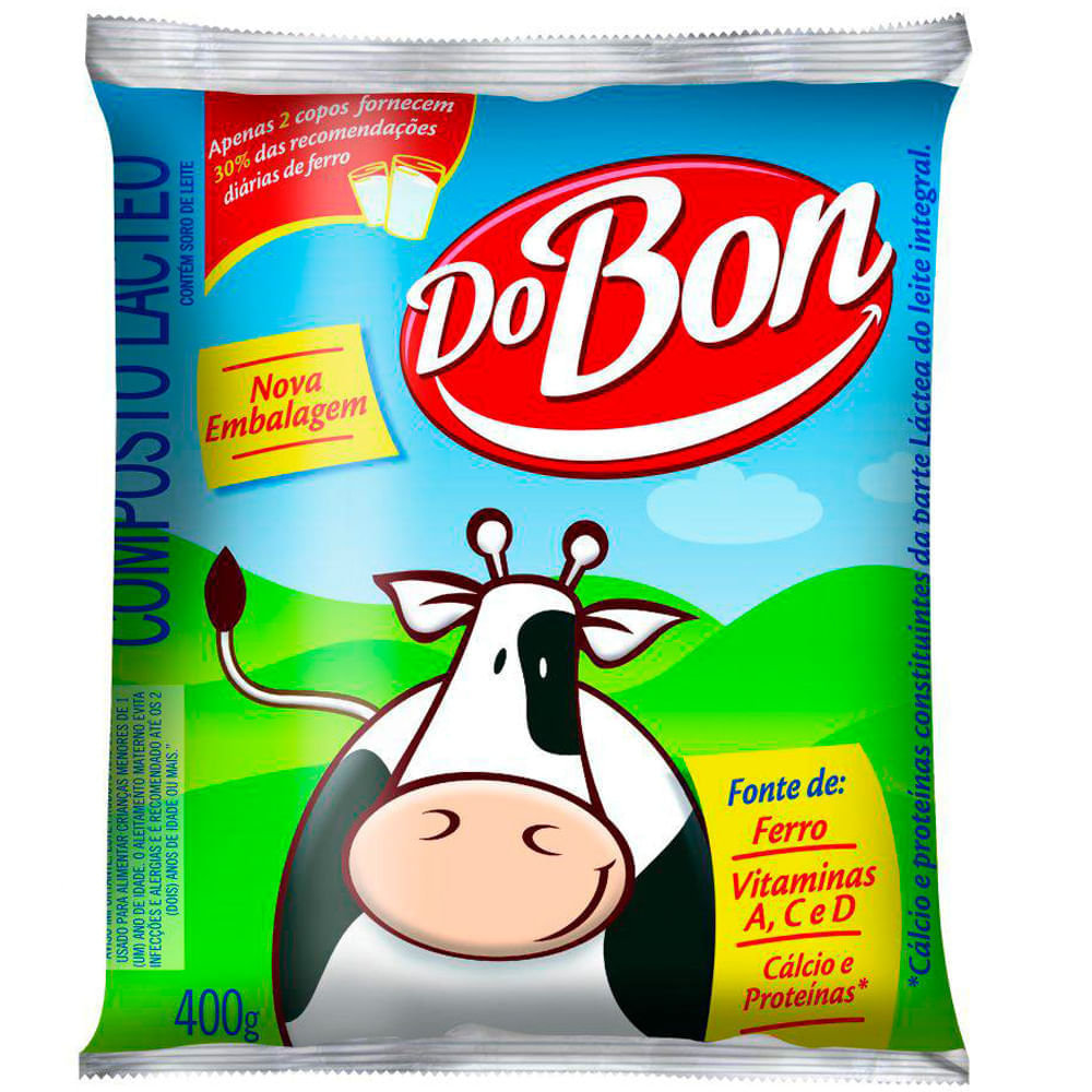 Composto Lacteo Vitaminado Dobon 400g