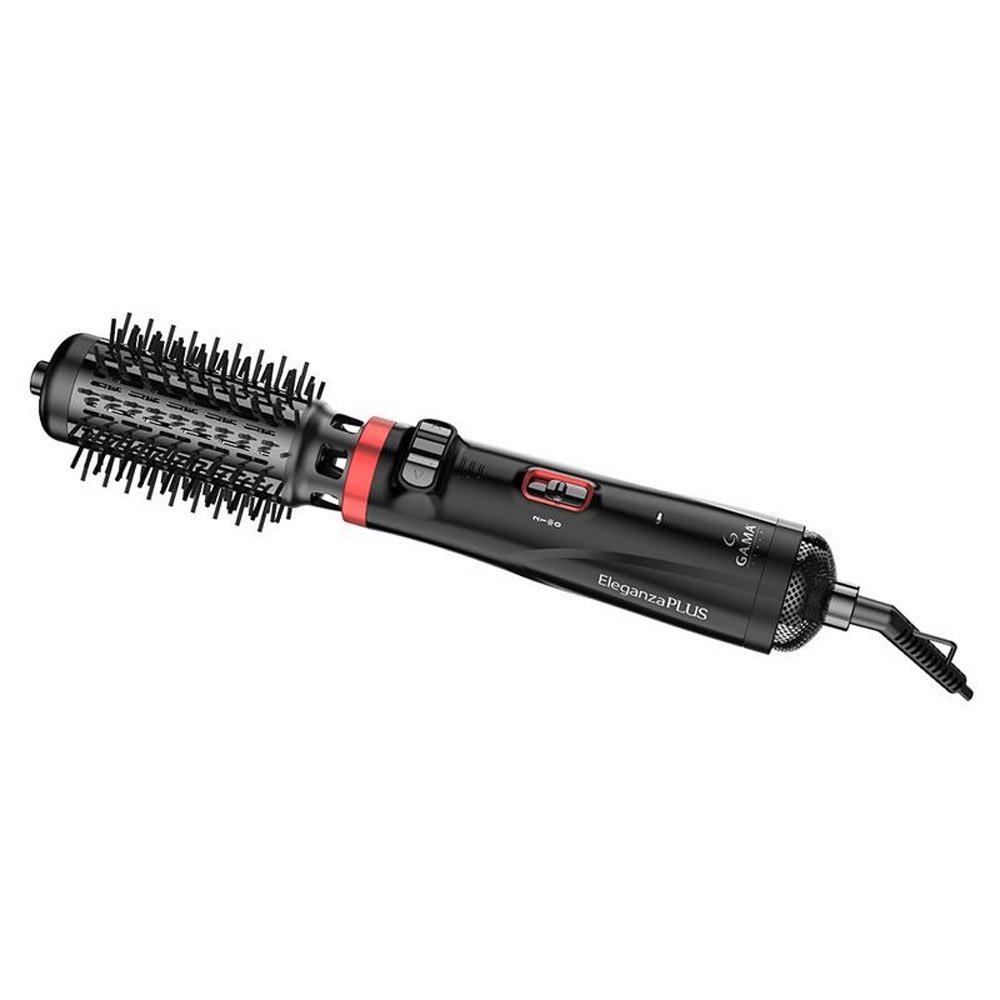 Escova Rotativa Gama Eleganza Plus Preto Vermelho