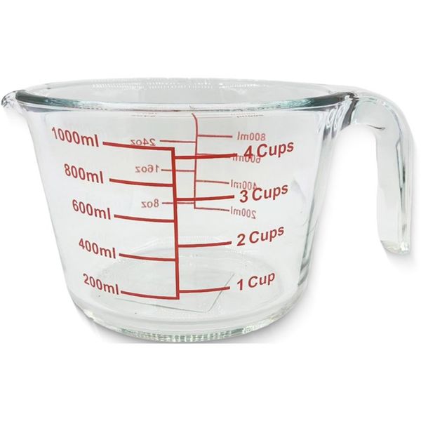 Copo de Medição de Vidro 1000ml Baumon