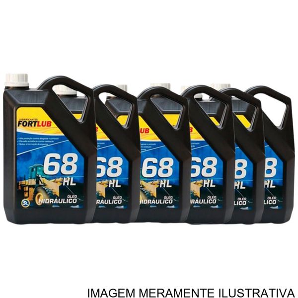 Óleo Lubrificante Fortlub HL ISO VG 68 Caixa 04 Unidades 5 Litros (MP) Óleo Lubrificante Fortlub HL ISO VG 68 Caixa 04 Unidades 5 Litros (MP)