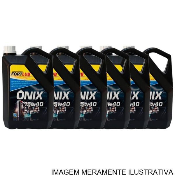 Óleo Lubrificante Fortlub Ônix 15W40 Caixa 04 Unidades 5 Litros (MP) Óleo Lubrificante Fortlub Ônix 15W40 Caixa 04 Unidades 5 Litros (MP)