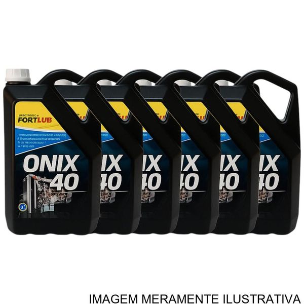 Óleo Lubrificante Fortlub Ônix 40 Caixa 04 Unidades 5 Litros (MP)