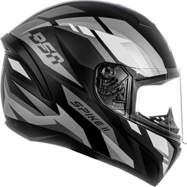 Capacete Spike Peels Ii Bsn Preto Fosco Grafite 58