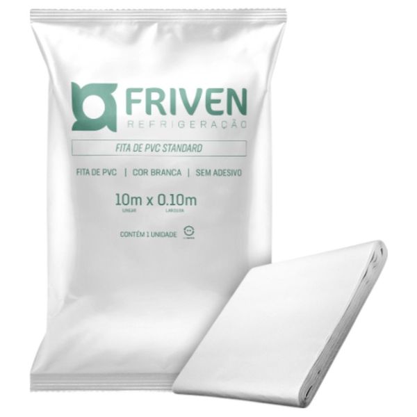 Fita PVC Friven 100mmX10m Branco (MP)