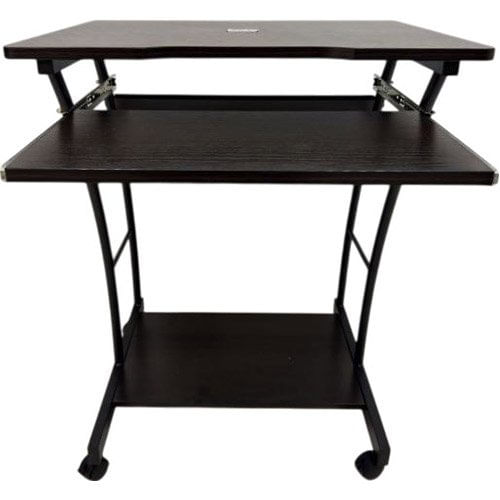 Mesa Para Computador Latcor Com Rodas Preto GL-7210D
