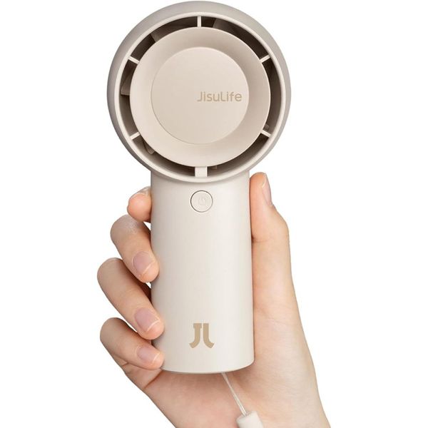Ventilador Turbo Portátil Jisulife Marrom A-BI