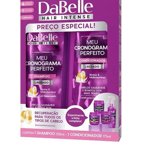 Kit Shampoo e Condicionador Meu Cronograma Perfeito Dabelle