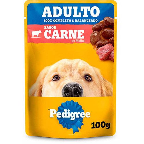 Sachê Pedigree Adulto Carne 100g