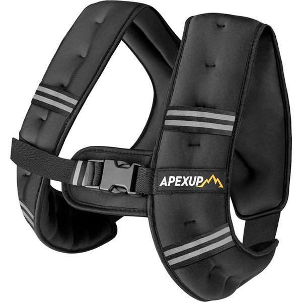 Colete com Peso De 2,2kg Apexup Preto A-MBI