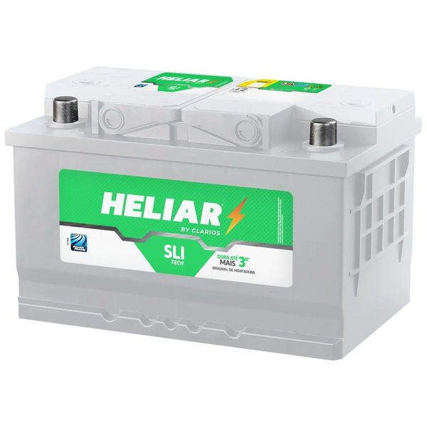 Bateria Para Automóvel Heliar 70Ah 12V H70ND (MP)